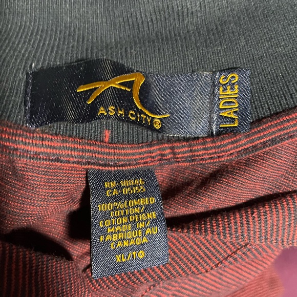 Ash City Ladies Burgundy Golf Shirt Size XL - Picture 2 of 3